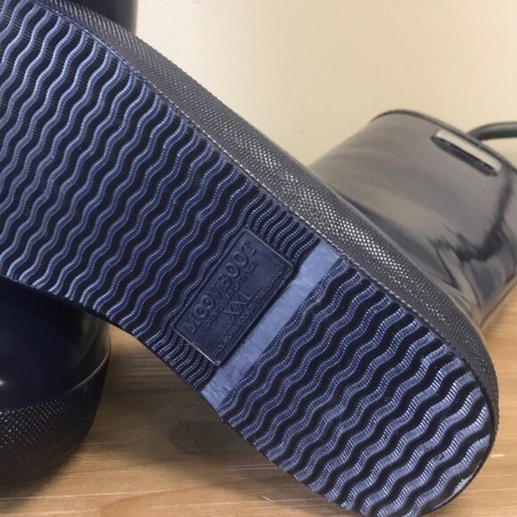 MoovBoot SuperGloss Tall Rubber/Sheepskin Boot - Picture 7 of 9